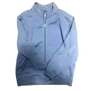 Vintage L.L Bean Traditional Men’s Sweater Jacket M Blue Zip Up Cotton